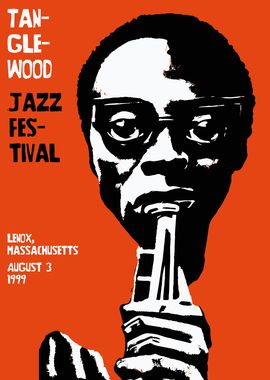 Jazz festival poster art