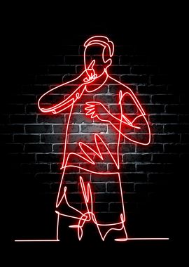 Neon Football Sport