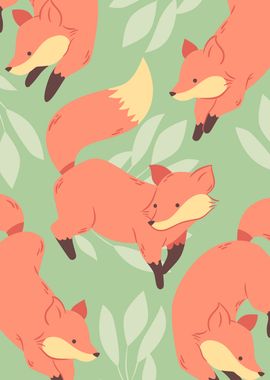 Cute Foxes wild animals