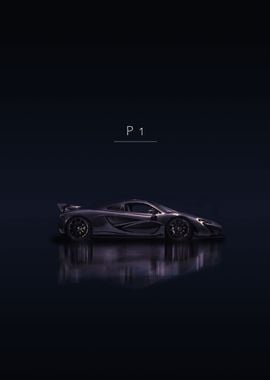 Mclaren P1 Car Poster