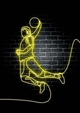 Basketball Neon Sports