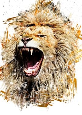 Cute Lion Paintings