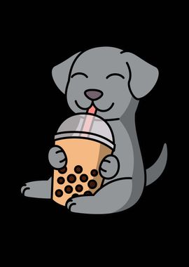 Weimaraner Bubble Tea 