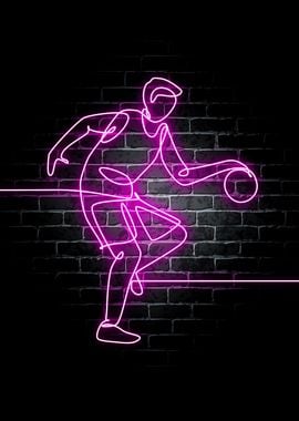 Basketball Neon Sports