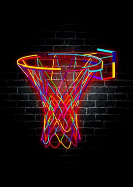 Basketball Neon Sport