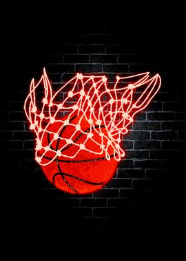 Basketball Neon Sport