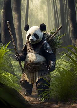 Samurai Panda