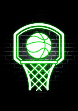 Basketball Neon Sport