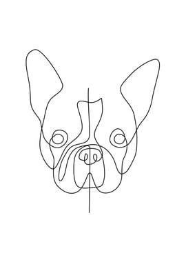 french bull dog one lines