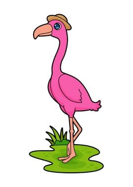 Flamingo Pensioner Hat