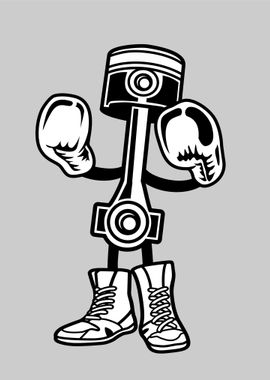 boxer piston cartoon