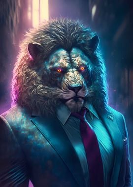 Boss Lion In Suit