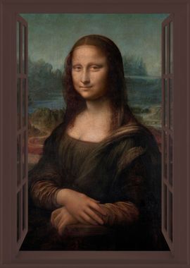 Mona Lisa open window