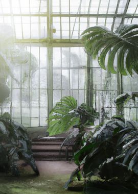 Monstera greenhouse