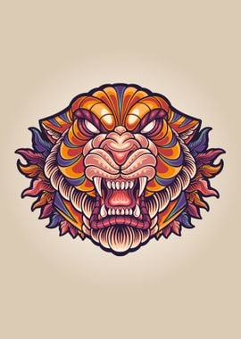 Totem tiger mascot