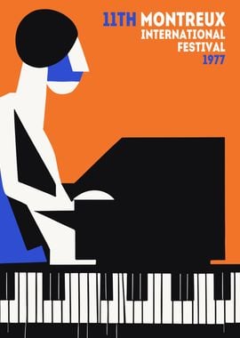 1977 Montreux Jazz Poster