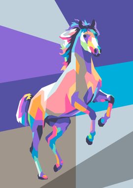 Horse in WPAP