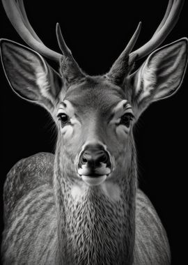 Portrait of a Deer