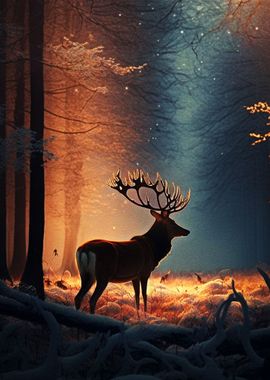 Deer In Forest