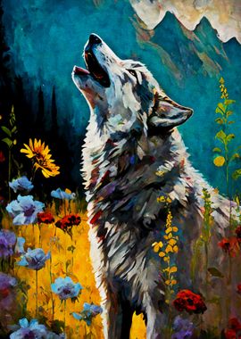 Paint Wolf