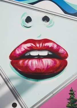 Poster lip art