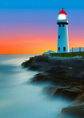 Lighthouse at Sea Beach