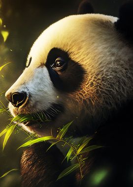 Panda portrait