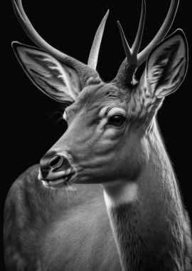 Portrait of a Deer