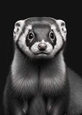 Portrait of a Ferret