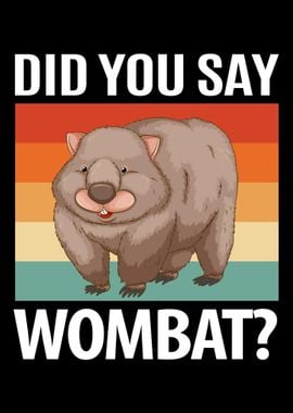 Wombats Wombat Australian 