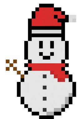 8bit Snowman