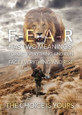 Fear Has Two Meanings