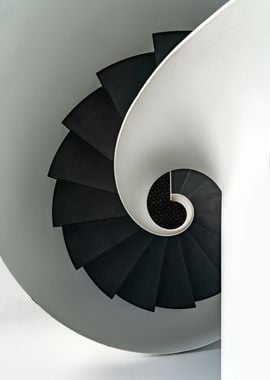 Modern spiral Staircase