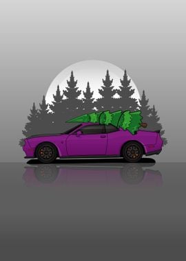 Dodge Challenger christmas