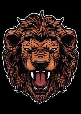 Lion head Football