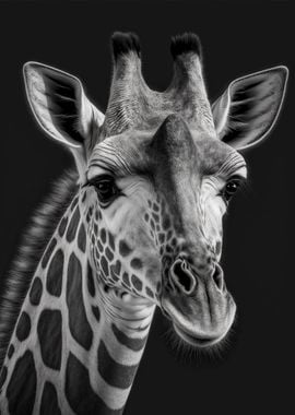 Portrait of a Giraffe