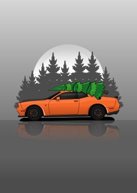 Dodge Challenger christmas