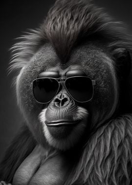 Portrait of an Orangutan