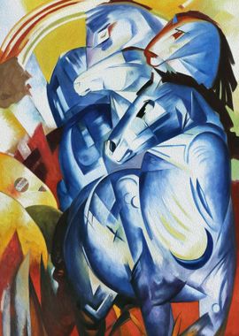 Franz Marc Blue Horses