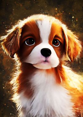 Paint Cute Dog