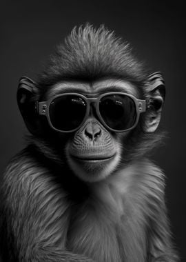 Portrait of a Monkey