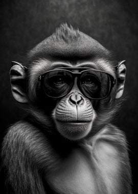 Portrait of a Monkey