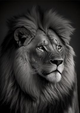 Portrait of a Lion