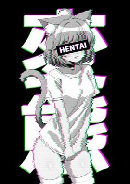 Glitched Hentai Catgirl