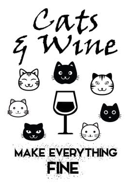 CATS AND WINE WHITE