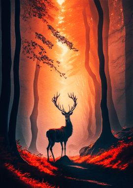 Deer In Forest