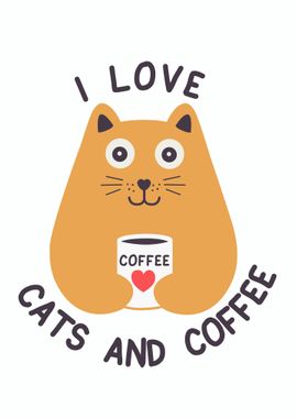 I love cats and coffee