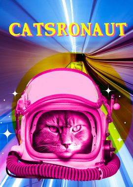 CATSRONAUT Funny Cat