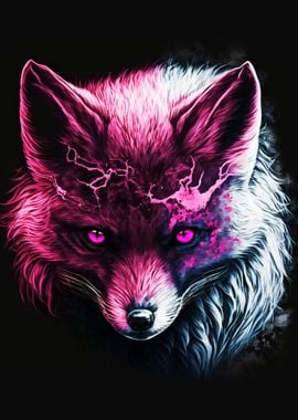 Arctic fox devil pink