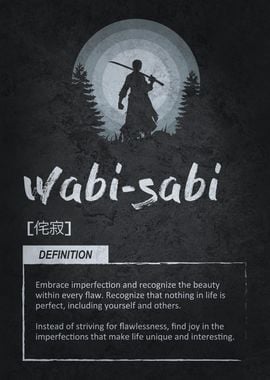 Wabi Sabi Success Concept